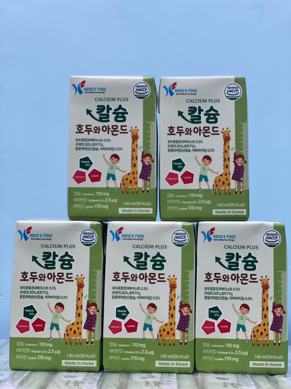 Sữa hạt óc chó hạnh nhân KANG'S Food thùng 24 hộp 140ml