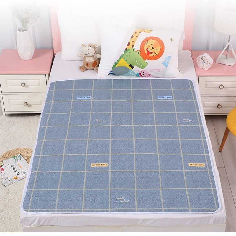 G61 Tấm lót chống thấm cho bé Thảm lót chống thấm 3 lớp size to cho bé (80x120cm) GA625