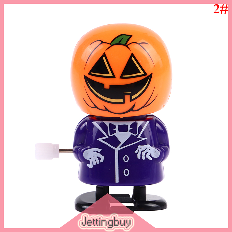 Jettingbuy Flash Sale Halloween Wind Up Toy Pumpkin Eye Witch Vampire Jump