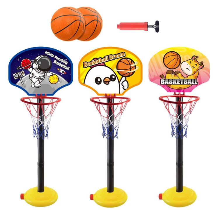 Kids Basketball Hoop and Stand Basketball Stand Set with Adjustable Height