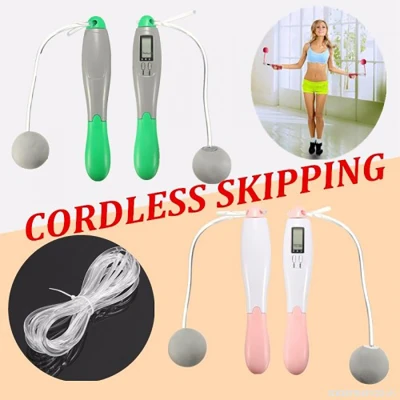 ❤Cordless Jump Rope❤Skipping Rope❤Smart Wireless Skipping Rope Cardio Workout