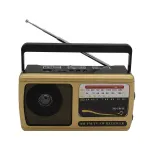 Norman Malthus 1861u Radio kỹ thuật số Độ Nhạy Cao Có Thể Sạc Lại Tín Hiệu Tiếp Nhận Âm Thanh Lớn AM FM Sw Đầy Đủ Sóng Ban Nhạc Mp3 Máy Nghe Nhạc Loa Cho Nhà FM Đài Phát Thanh Ổn Định