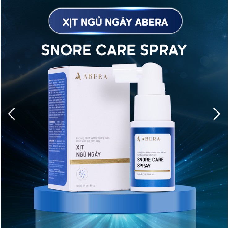 Xịt ngủ ngáy Abera - 30ml