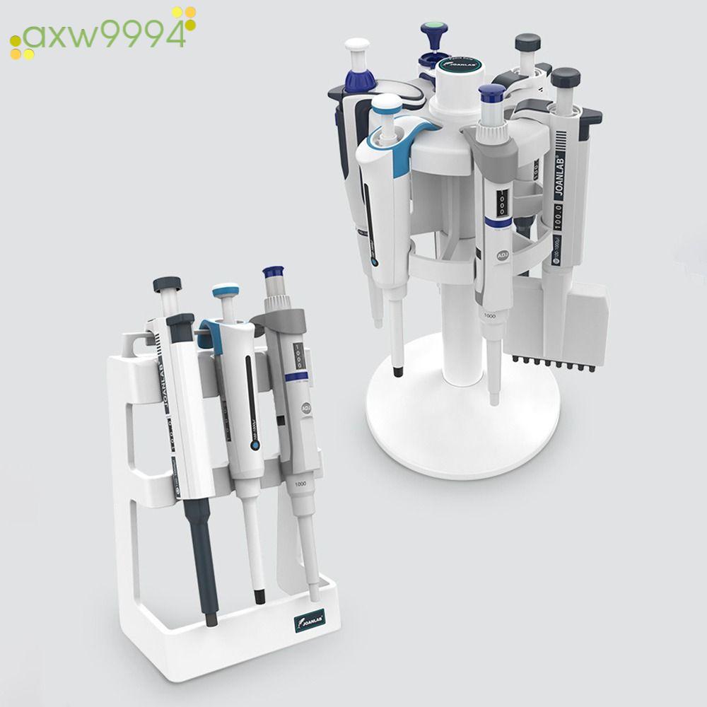 AXW9994 Phổ thông Giá Pipet phòng thí nghiệm Xoay 360 độ Vị trí 3/6/9 Giá đựng Pipet tròn ABS Ổn địn