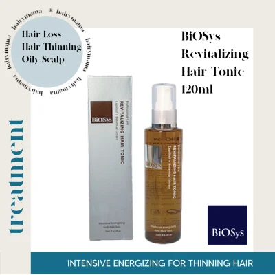 BiOSys Revitalizing Hair Tonic 120ml - Leave-In Spray • Reduces Oily Scalp • Prevents Hair Thinning & Hair Loss [hairymama®]