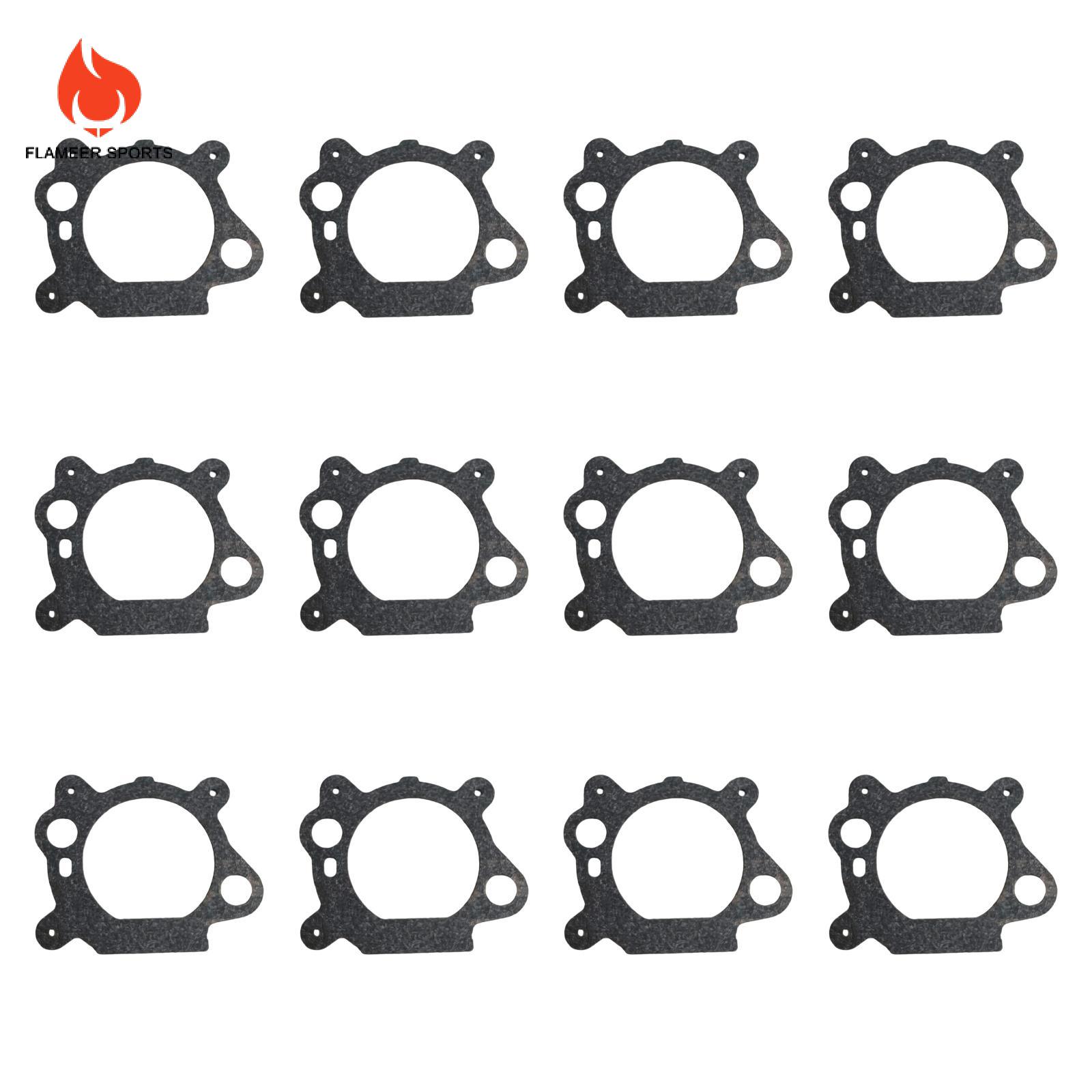 Flameer 12pcs máy lọc không khí Gasket thay thế 272653S phụ kiện niêm phong Bộ chế hòa khí Gasket cho nuôi trồng thủy sản chăn nuôi nông nghiệp lâm nghiệp