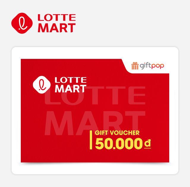 Phiếu quà tặng LOTTE Mart 50.000 VNĐ
