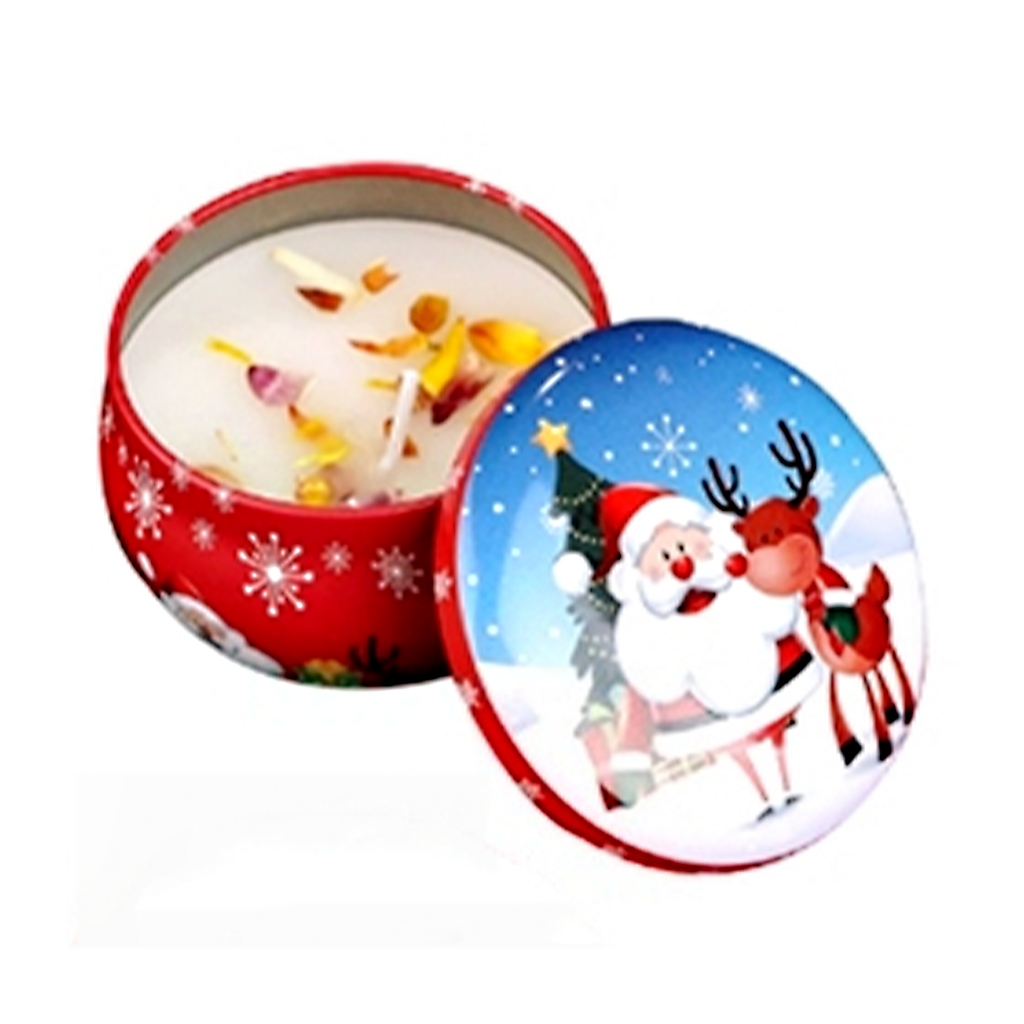 Kopipets Chirismas Gift - Premium Soy Wax Aromatherapy Candles Dry Flower 15Hour+ Burn Fragrance for Home Relaxing Scent