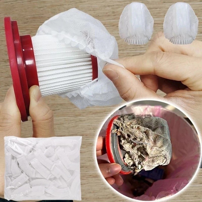 100 Chiếc Tiện Lợi Dùng Một Lần Bụi Không Dệt Túi Lưới Máy Hút Bụi Cầm Tay Vỏ Lọc Chăm Sóc Gia Đình Cung Cấp BEAU4