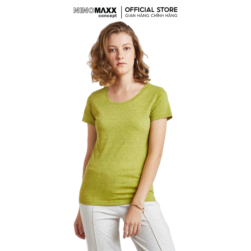  Áo Thun Basic Nữ Cotton NINOMAXX 1910291 