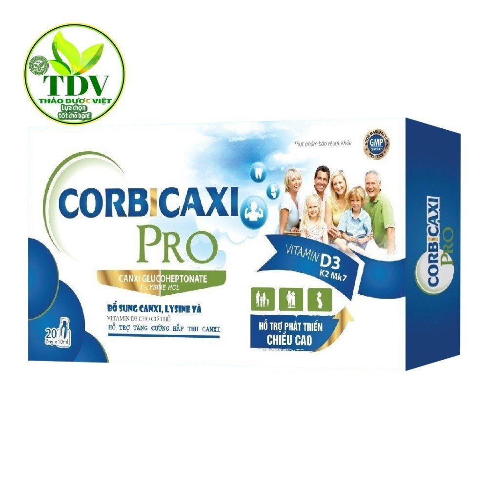 Bổ sung Canxi + D3 với Corbicaxi Pro giúp xương khớp khoẻ mạnh | MPNTSHOP