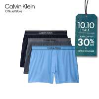 CALVIN KLEIN Viscose Cotton Blend Knit Slim Boxer 3 Pack Mens