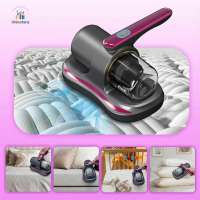 Compact Cordless Mite Remover with UV Light for Upholstery and Car Seats Mini Vacuum Cleaner for Home and Travel