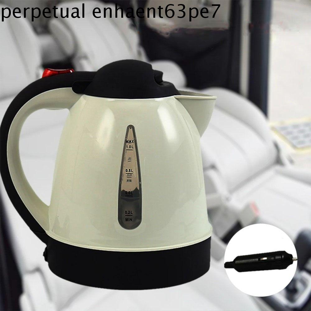 ETUALE Di động Ấm đun nước điện xe hơi 12V 24V 1000ml Bình trà nóng cho xe tải Nồi đun nóng Sức chứa lớn Bình nước nóng xe hơi Du lịch