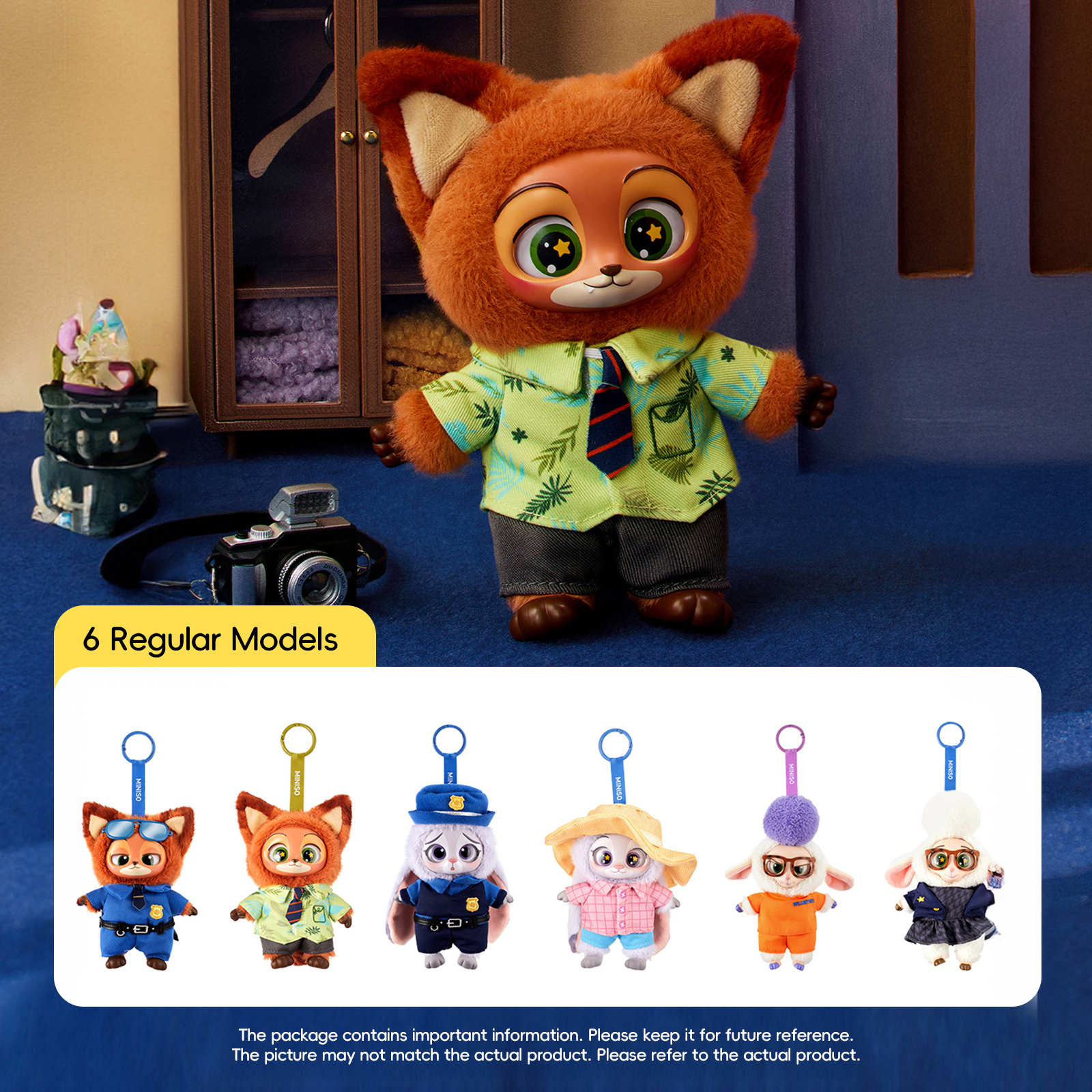 MINISO Official Disney Zootopia Collection Vinyl Plush Toy Surprise Box ราคา 750 บาท*ส่งฟรี