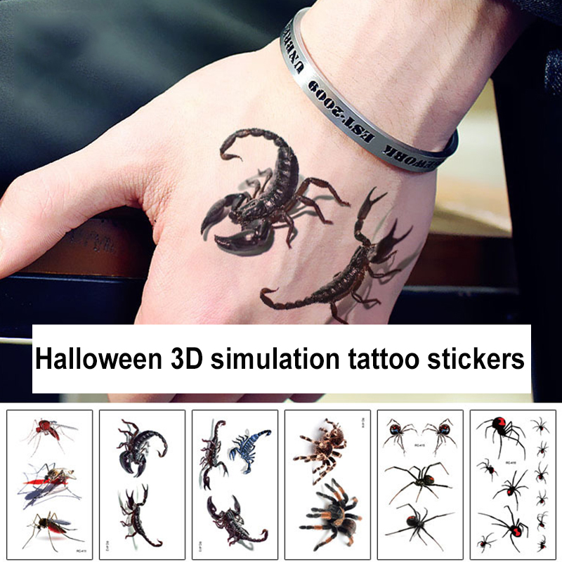 Hình Xăm Dán Kinh Dị Hóa Trang Halloween | Shopee Việt Nam