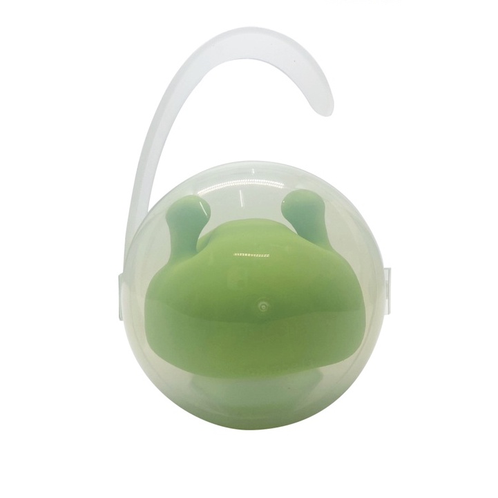 [Sản phẩm sơ sinh] mombella Teether hộp lưu trữ (sản phẩm bên trong hộp không bao gồm) xách tay, có nắp đậy và tay cầm, được làm từ nhựa cứng tốt. Có thể được gắn vào một giỏ hàng.