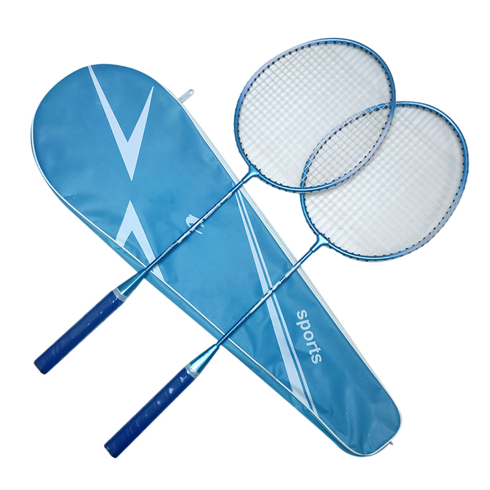 2pcs Sports Badminton Rackets Set Couple Use Alloy Badminton Rackets for
