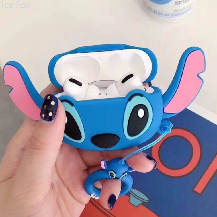 Ice FoxAirpods Pro Cartoon wireless Bluetooth earphone protective ShockProof Antifall silicone case