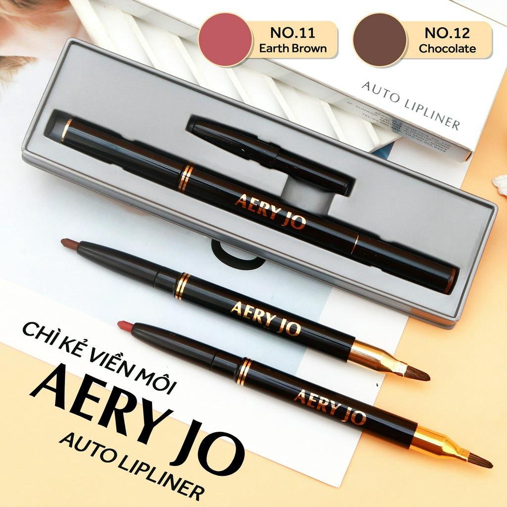 Chì kẻ viền môi Aery Jo Auto Lipliner - ✔ Làm đậm hình dáng môi của bạn ✔ Giữ màu son lâu hơn ✔ Làm cho môi đầy hơn ✔ Son môi đậm hơn khi kẻ viền