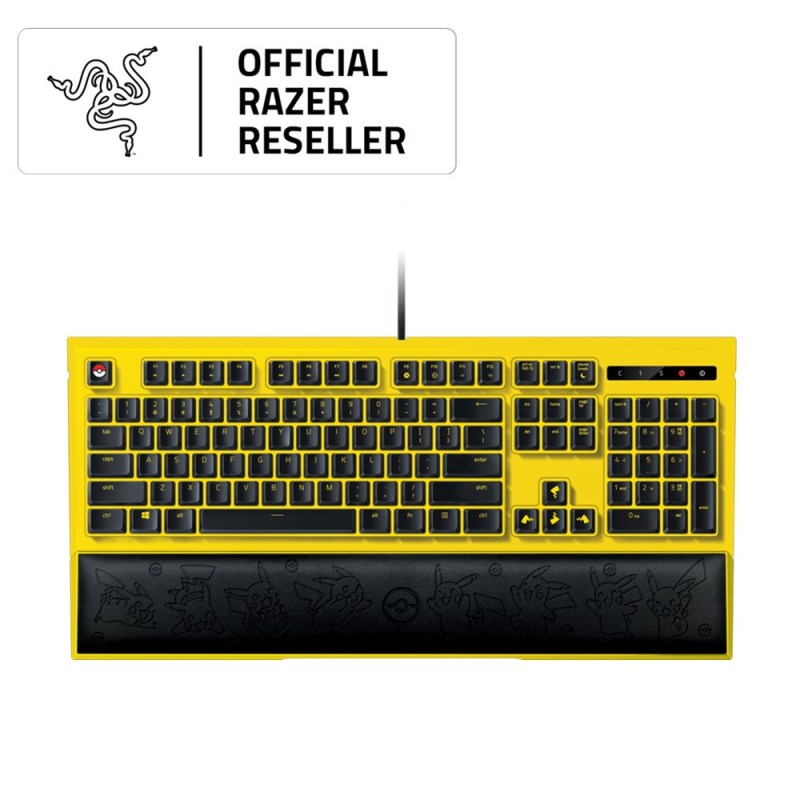 Razer | Pokémon - Razer Ornata Expert Pikachu Limited Edition - Backlit Keyboard Singapore