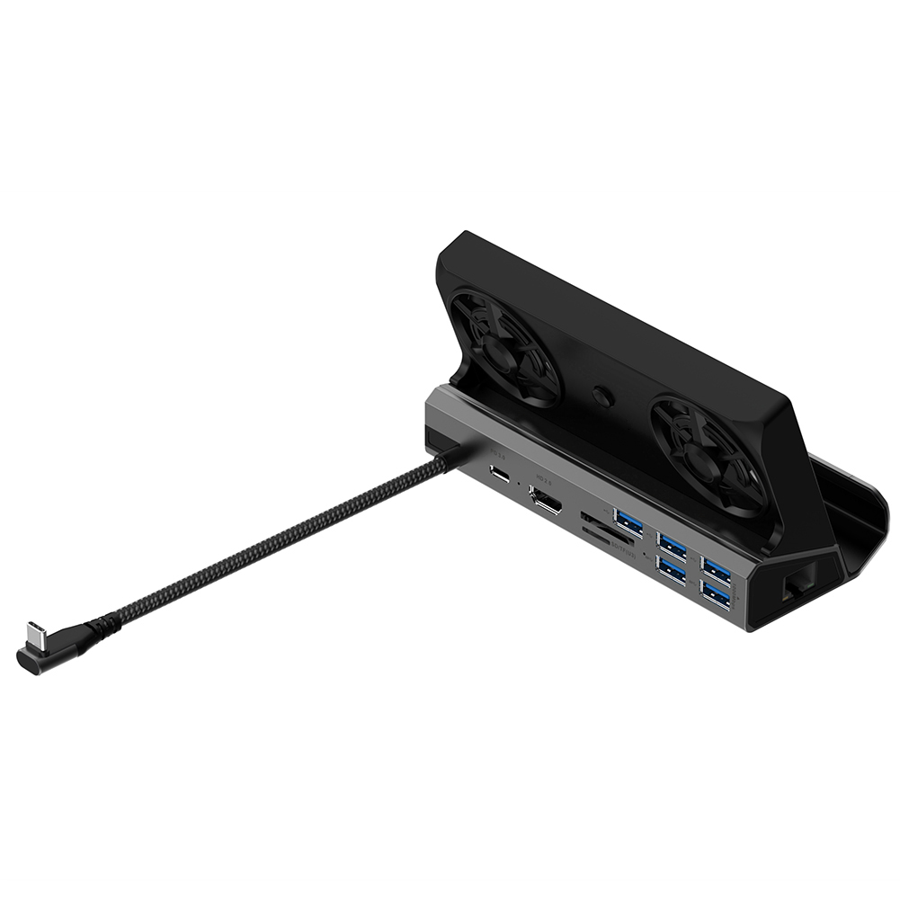 Docking Station HDMI-Compatible Dock Console Hub Type C USB 3.0 2.0 USB C Docking Station PD 100W RJ45 for ROG Ally Game ราคา  1,567 บาท*ส่งฟรี