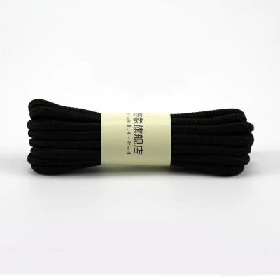 AL A Pair 90cm 120cm 150cm Of Classic Top Quality Polyester Solid Classic Round Shoelaces Martin Boot Shoelace