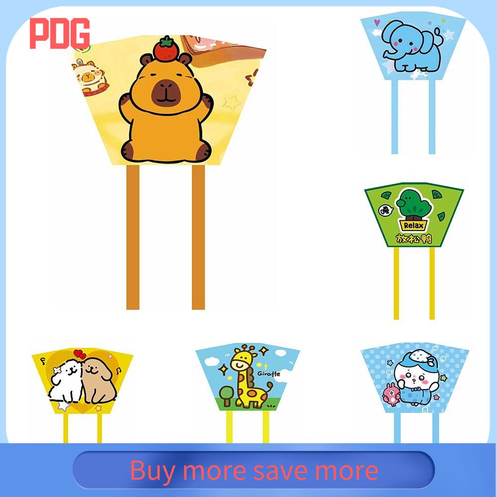 PDG 50 mét Diều bỏ túi Gấp Dễ bay Diều đồ chơi trẻ em Dễ thương Diều có thể gập lại Ngoài trời