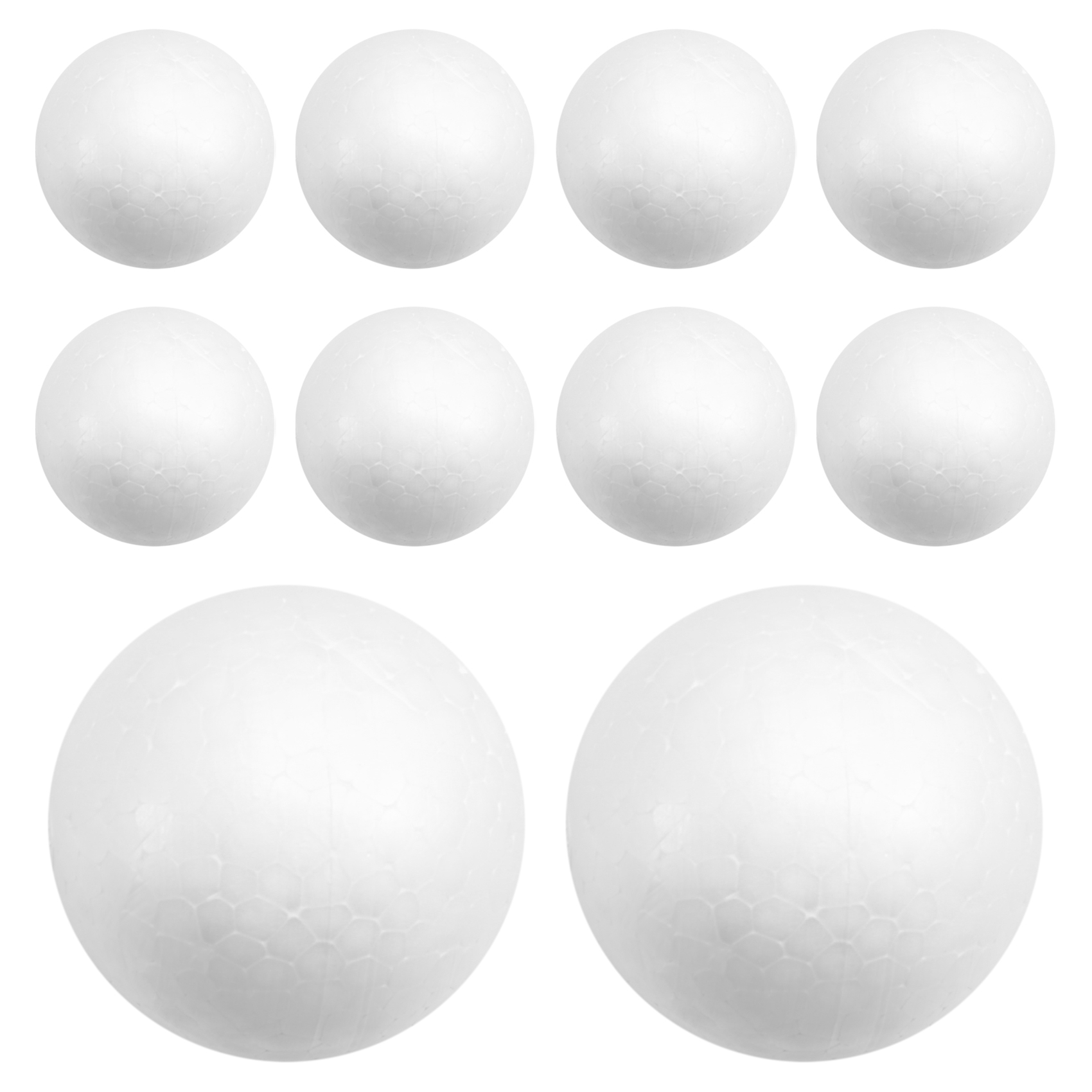 [RNM Store] Exclusive10 x Modelling Craft Polystyrene Foam Ball Sphere 6cm---White