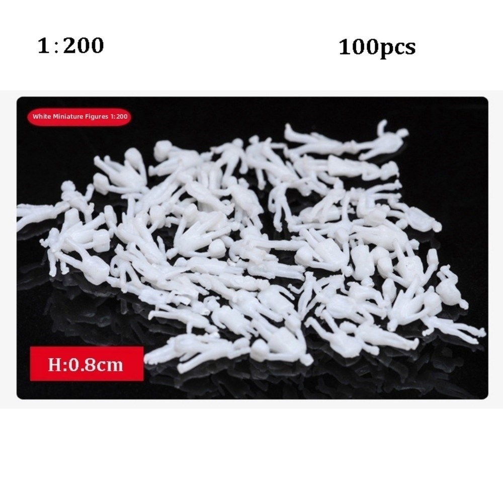 YEWANG326 100pcs Tỉ lệ 1:300/1:200/1:100/1:150/1:75/1:50/1:30/1:25 Mô hình xây dựng nhân vật Đầy màu sắc Màu sắc hỗn hợp Phong cảnh tàu chở khách  Các tư thế đa dạng - 4