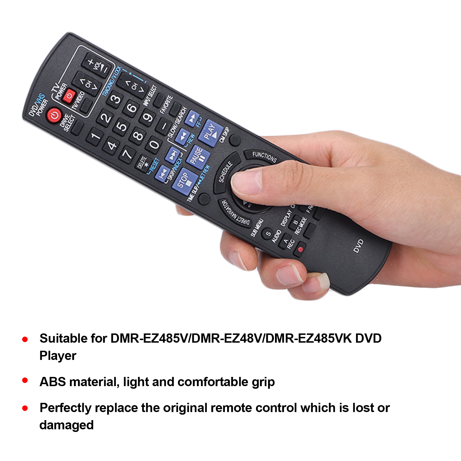 Điều khiển từ xa di động mạnh mẽ thực tế ổ đọc DVD đèn điều khiển từ xa trọng lượng cho phòng ngủ cho hộ gia đình