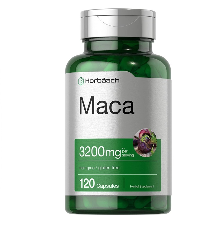 Horbaach Maca 3200mg - Viên uống tăng cường sinh lý dành cho nam và nữ 120 viên nhập khẩu