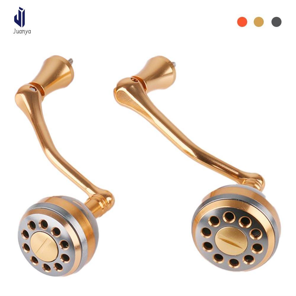 Juanya tất cả kim loại tay quay quay đơn trục cò mổ bóng cầm tay tự làm sửa đổi bánh xe câu cá tay quay phụ kiện câu cá