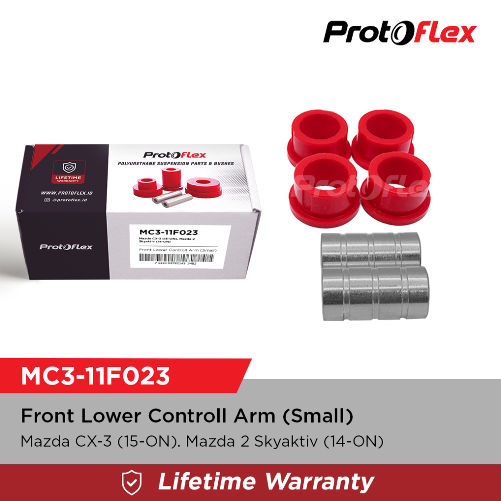 Protoflex Bush Low Arm Depan (Kecil) Mazda CX3 15-ON Mazda 2 Skyactiv Harga 500,000 rupiah*Gratis Ongkir