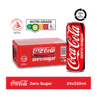 Coca-Cola Zero Sugar (24 X 320ML) - Case [Packaging May Vary]