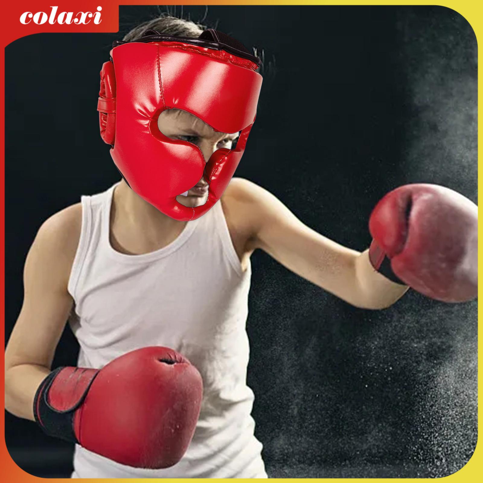 Colaxi Mũ bảo hộ đấm bốc má Bảo vệ mặt nạ bảo vệ Muay Thái grappling boxing