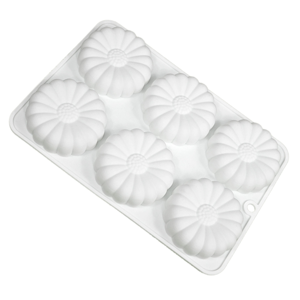 Hình hoa 6 khoang khuôn silicon khuôn bánh mousse nhà nướng vật liệu tự làm thủ công