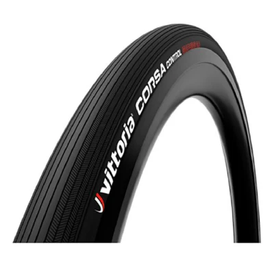 Vittoria Corsa Control Clincher Road Bicycle Tyre (Black / Tanwall) for Road Bicycle and Cycling