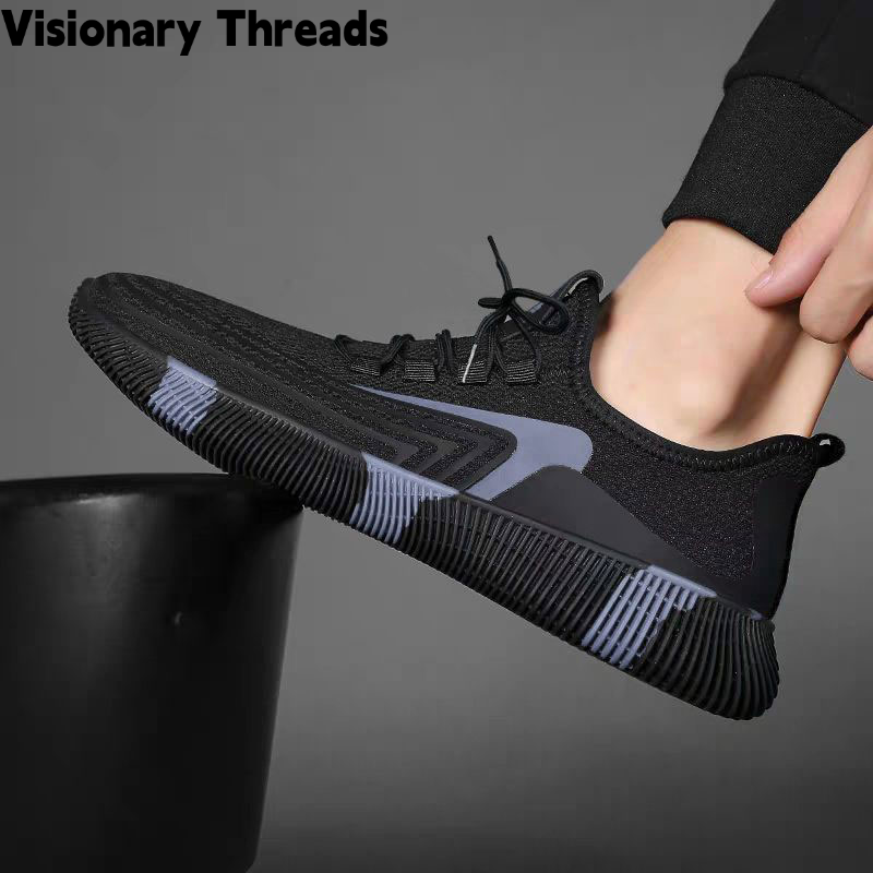 Visionary ใหม่รองเท้าผ้าฝ้ายสำหรับผู้ชายกันลื่นทนต่อการสึกหรอเพิ่มความหนากำมะหยี่ให้ความอบอุ่นแฟชั่นกีฬาลำลองวิ่งได้ทุกชุด ราคา 125 บาท*ส่งฟรี
