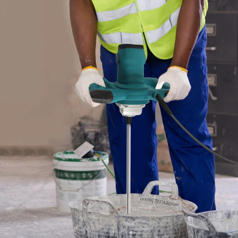 2600W Portable Handheld Cement Mixer - 6 Speeds Adjustable For