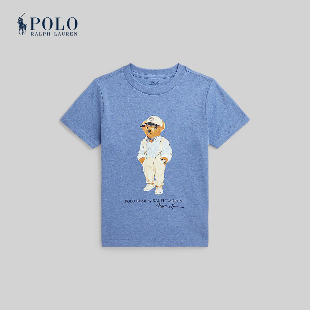 Polo Ralph Lauren Kids Boys Tee-Polo Bear Cotton Jersey Tee CWPOTSHB8020911 400 Blue ราคา 3,900 บาท*ส่งฟรี