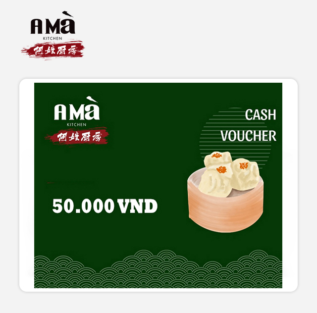[12.12] Phiếu quà tặng A MÀ KITCHEN 50K