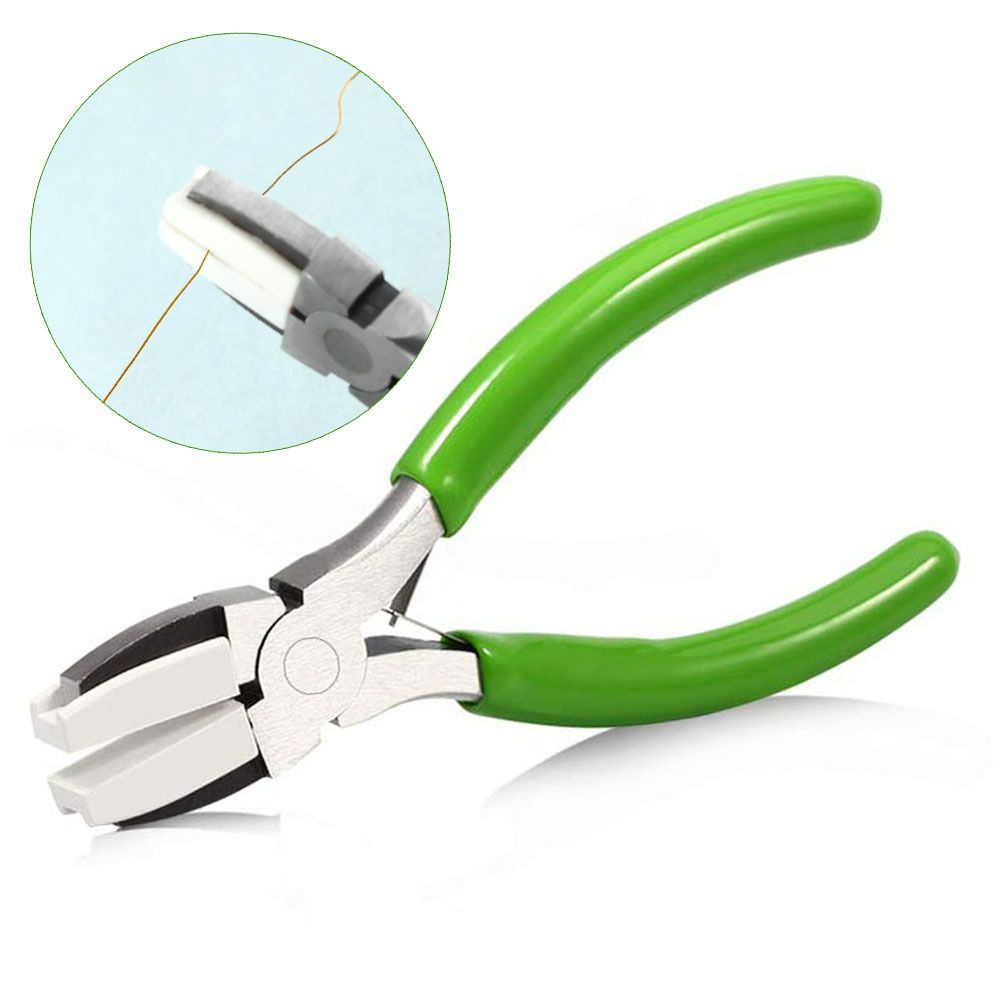 BORC3 Steel Nylon Jaw Pliers Multifunctional Nylon Jaw Wire Straightener Pliers Universal Hand Tool Jewelry Making Pliers