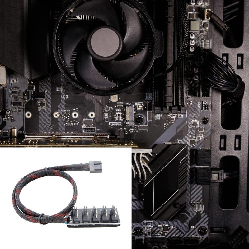Hàn dây connecteds PC làm mát trung tâm với ngắn mạch bảo vệ Hỗ trợ 5 pwms Fan