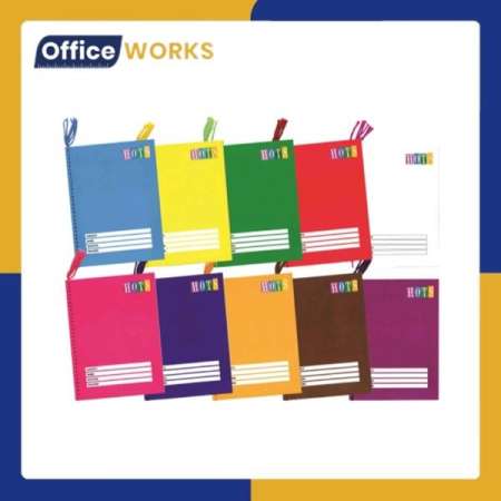 A5 Notebook Pack of 10, Assorted Colors - Spring