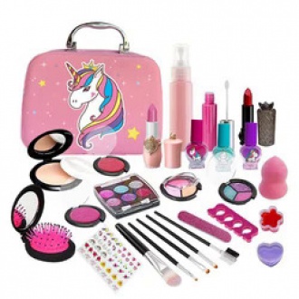 Hot sale pretend play toys & hobbies princess kit cosmetics bag set makeup - ảnh sản phẩm 1