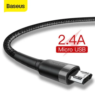 Baseus Micro USB Cable For Xiaomi Realme Fast Charging USB Charger Data Cable