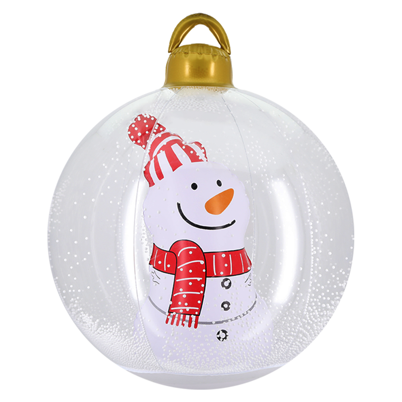 microgood Outdoor Christmas Snowflake Ball Inflatable Waterproof Snowman