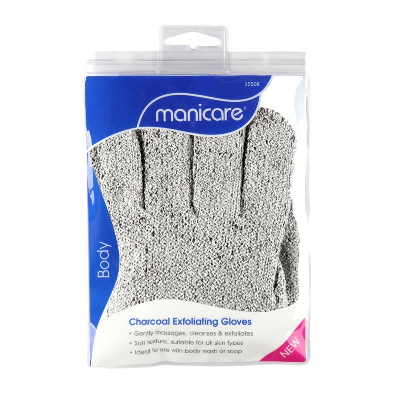 Buy Manicare Charcoal Detox Exfoliating Gloves Singapore