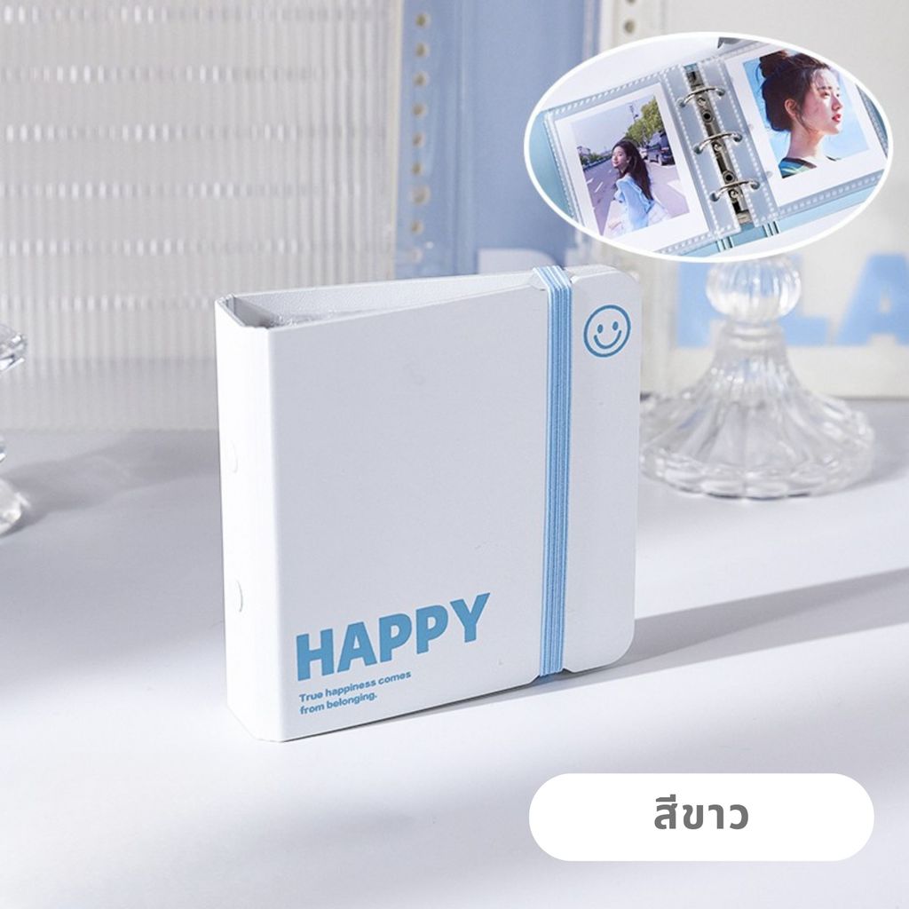 อัลบั้มรูปภาพ ใส้ใน PP ใส 3 นิ้ว ที่เก็บภาพ โปสการ์ด ตั๋วหนัง การ์ดอัลบั้ม อัลบั้ม รัก ถั่ว ที่ระลึก การ์ดขนาดเล็ก